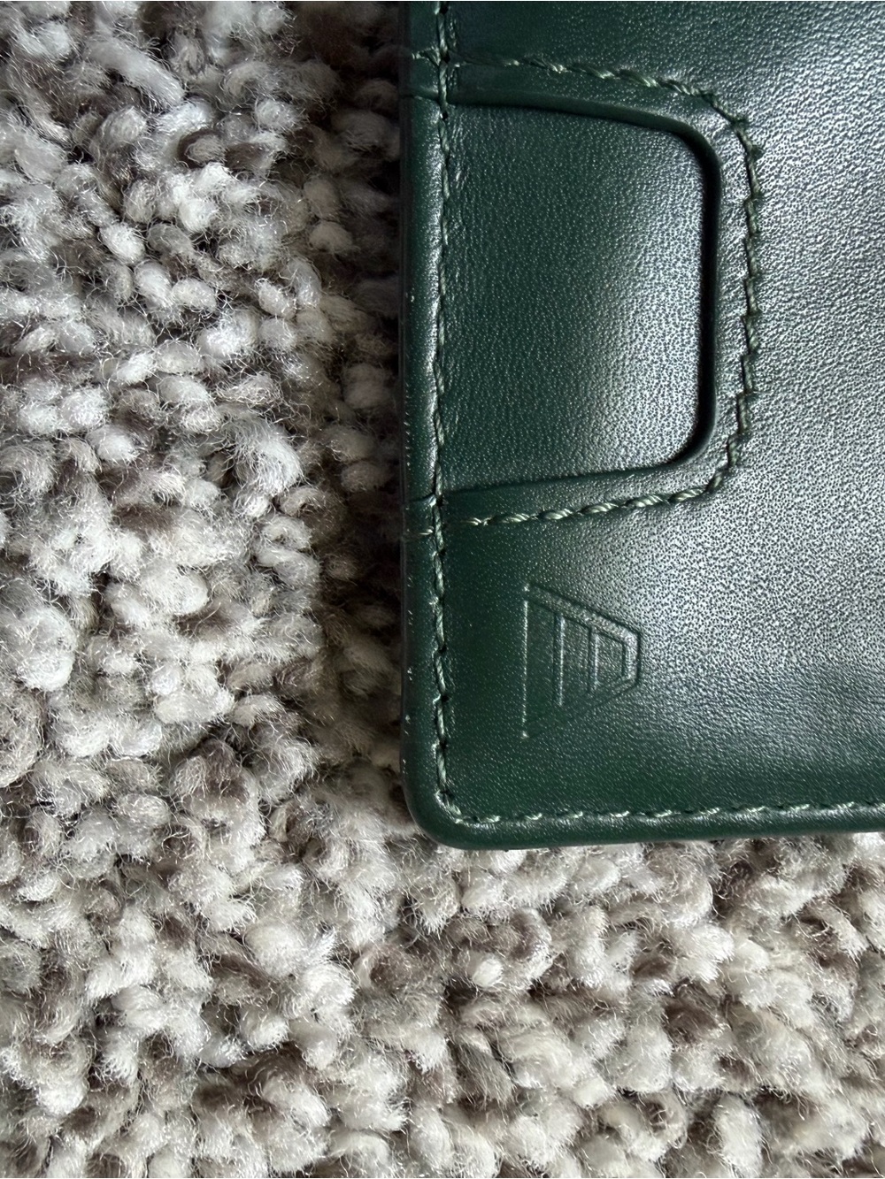 Pine Green Leather Wristlet Card Holder **LIMITED EDITION - Picture 2 of 4